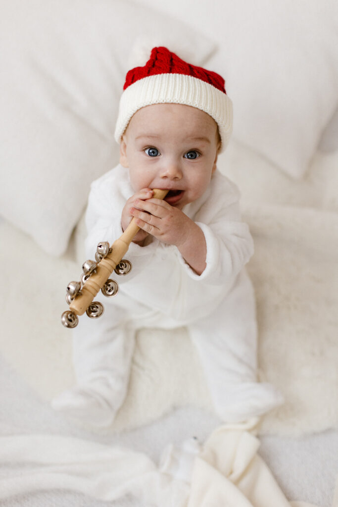 Baby in Santa Hat