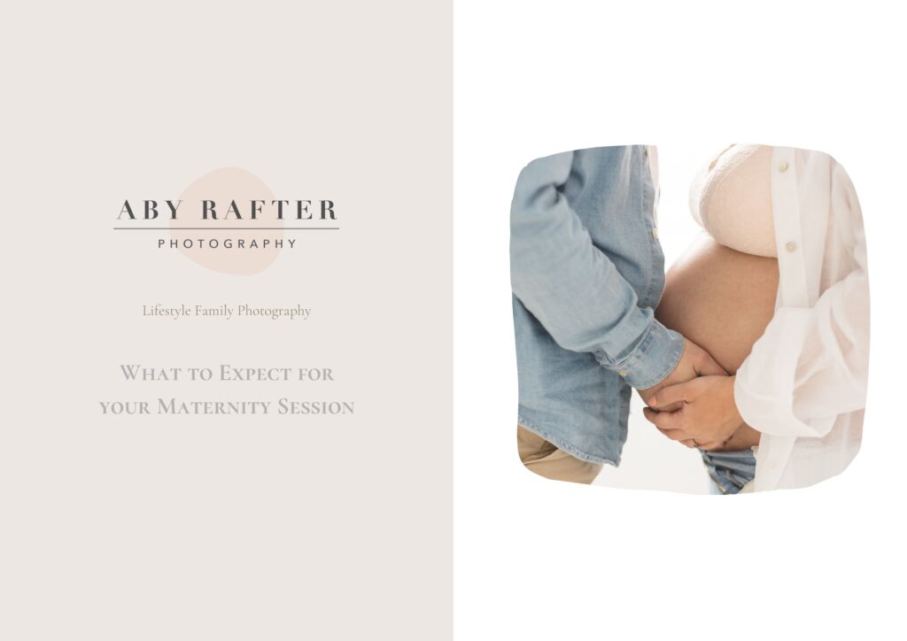 Text and couple bump photo