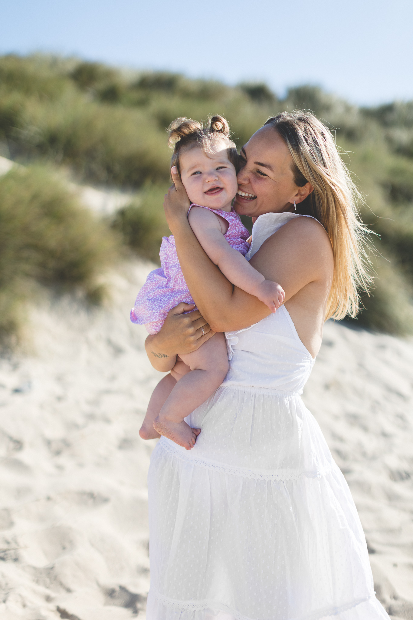 Fun Beach Baby Photo Session