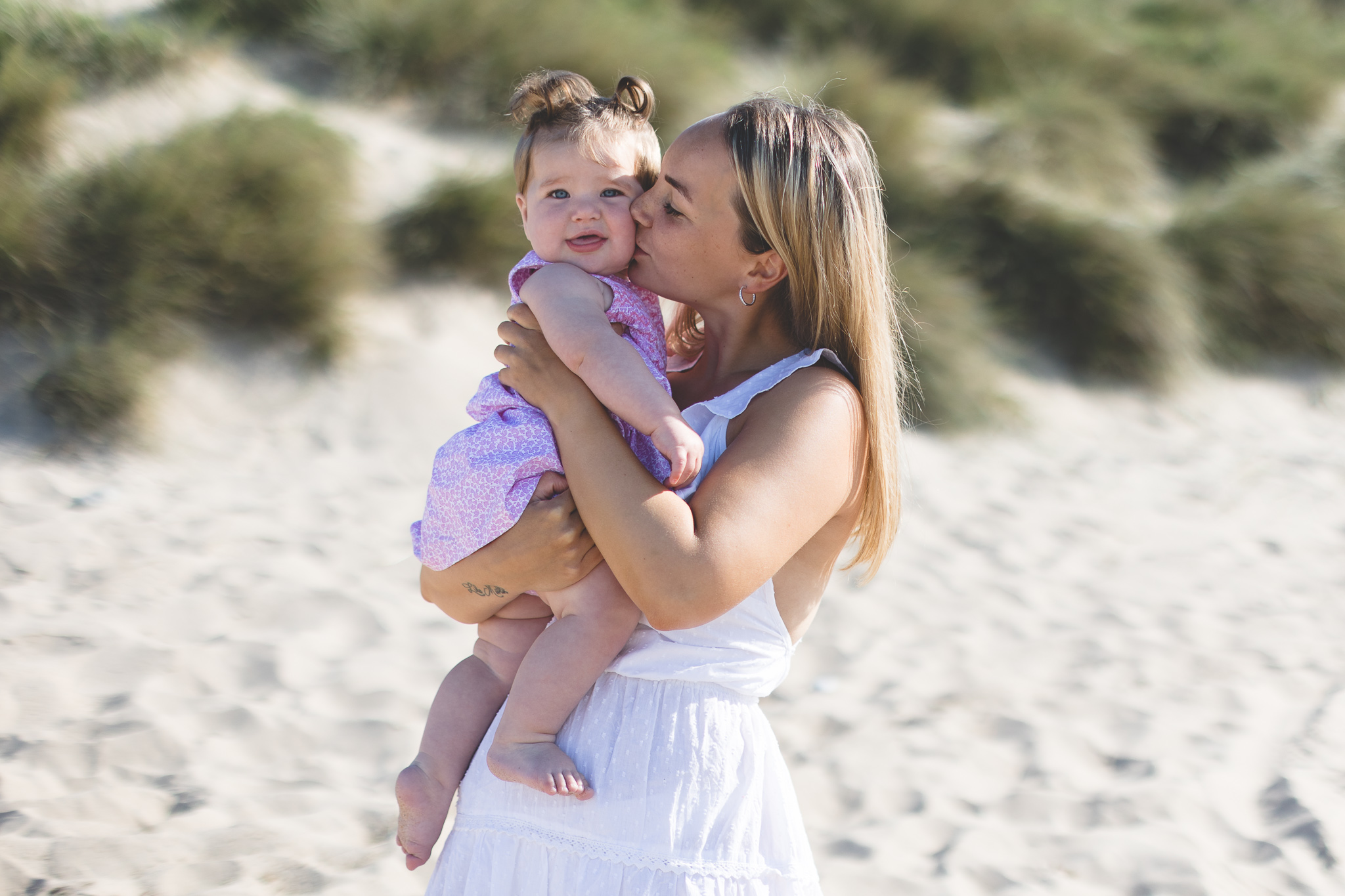 Fun Beach Baby Photo Session