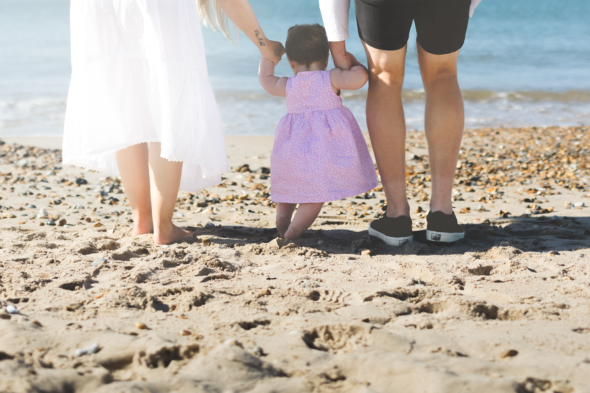 Fun Beach Baby Photo Session