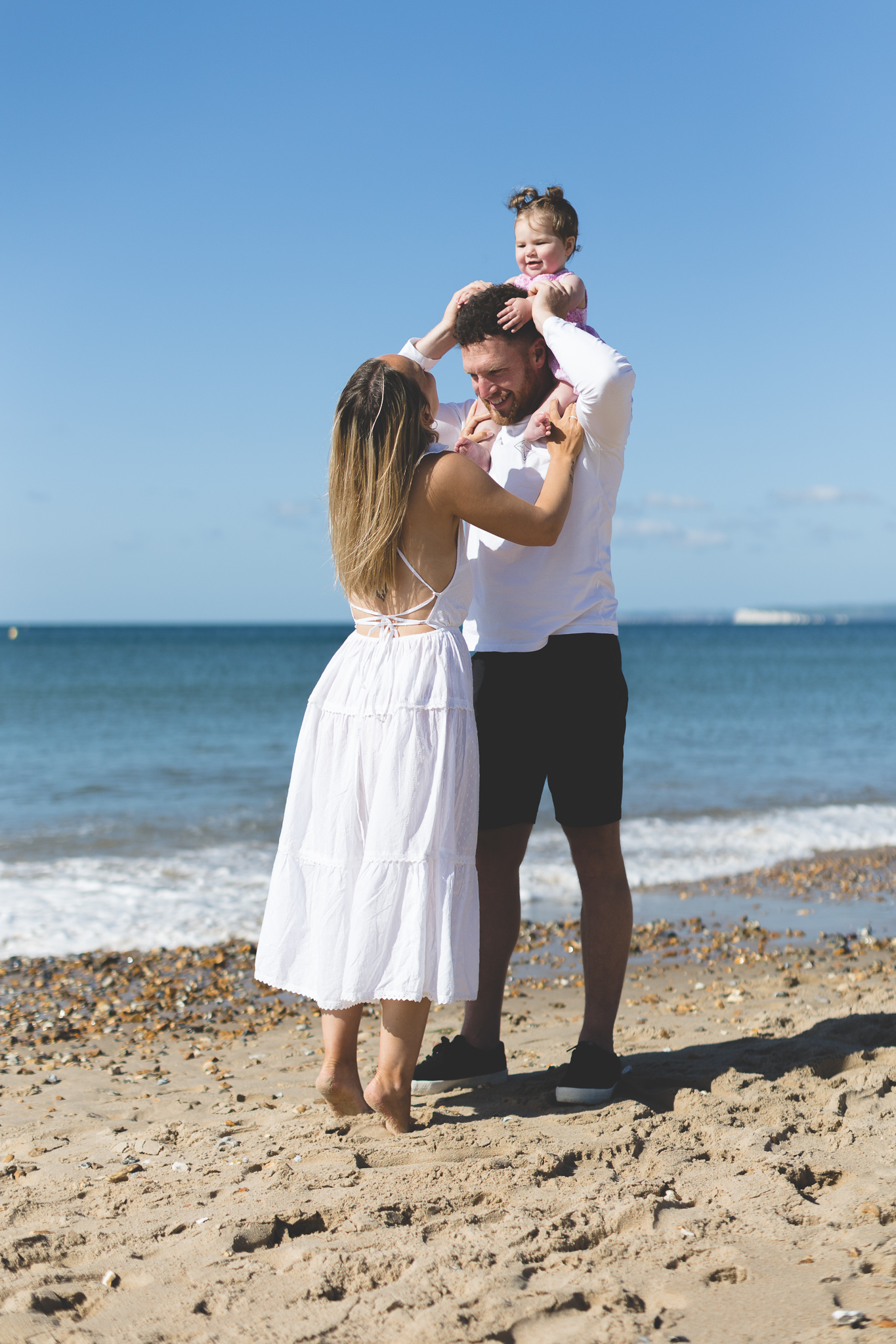 Fun Beach Baby Photo Session