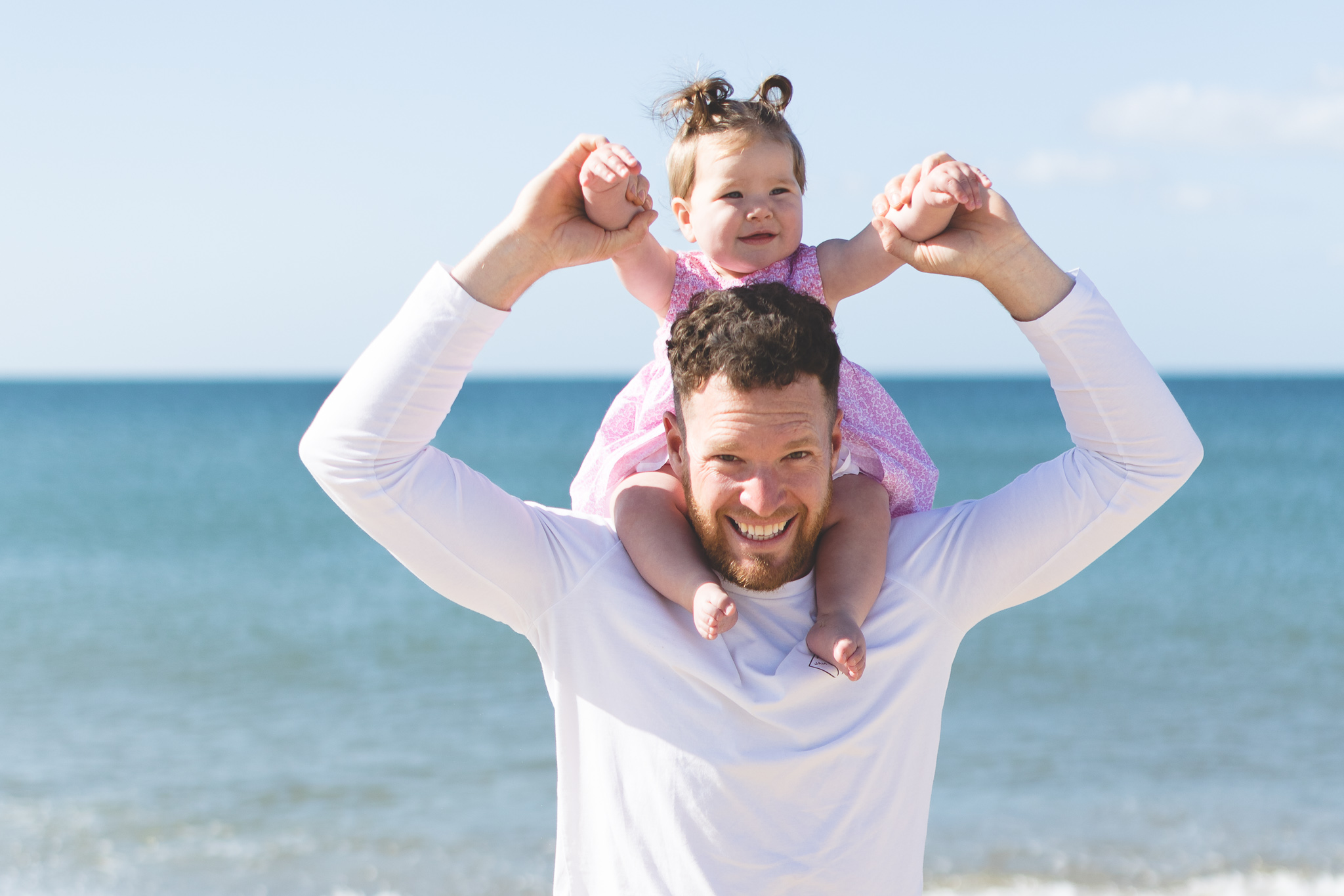 Fun Beach Baby Photo Session