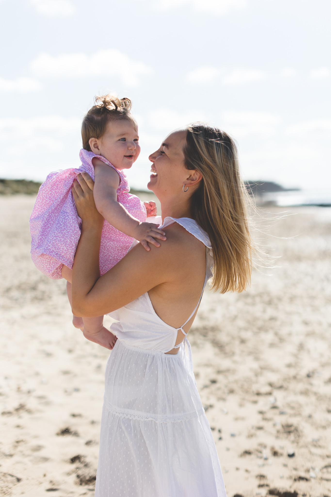 Fun Beach Baby Photo Session