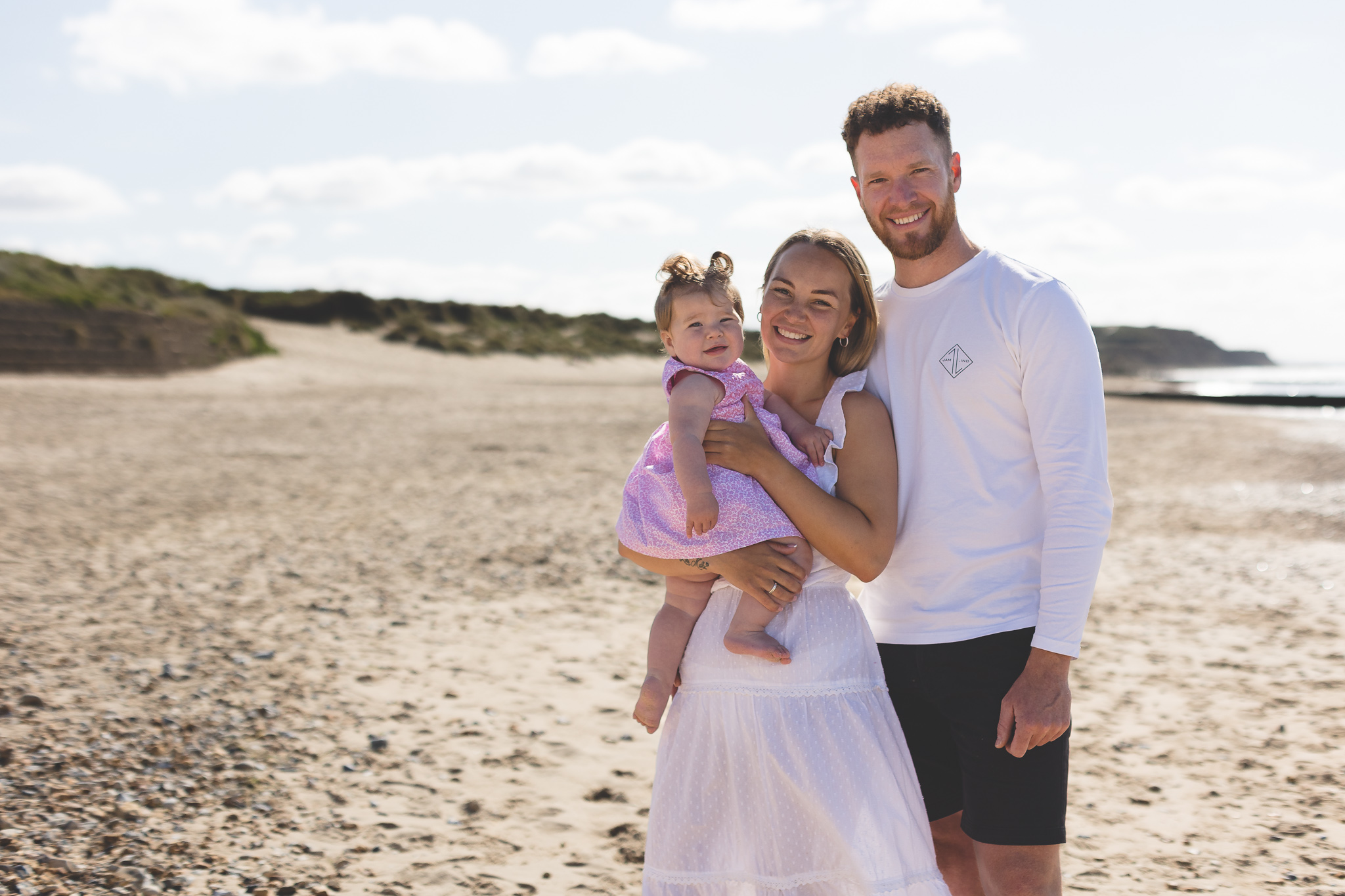 Fun Beach Baby Photo Session