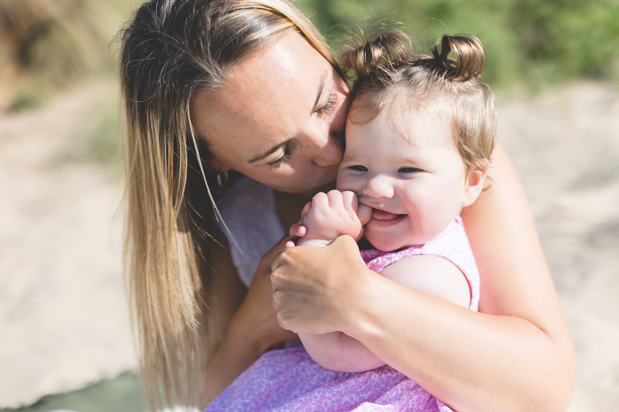 Fun Beach Baby Photo Session