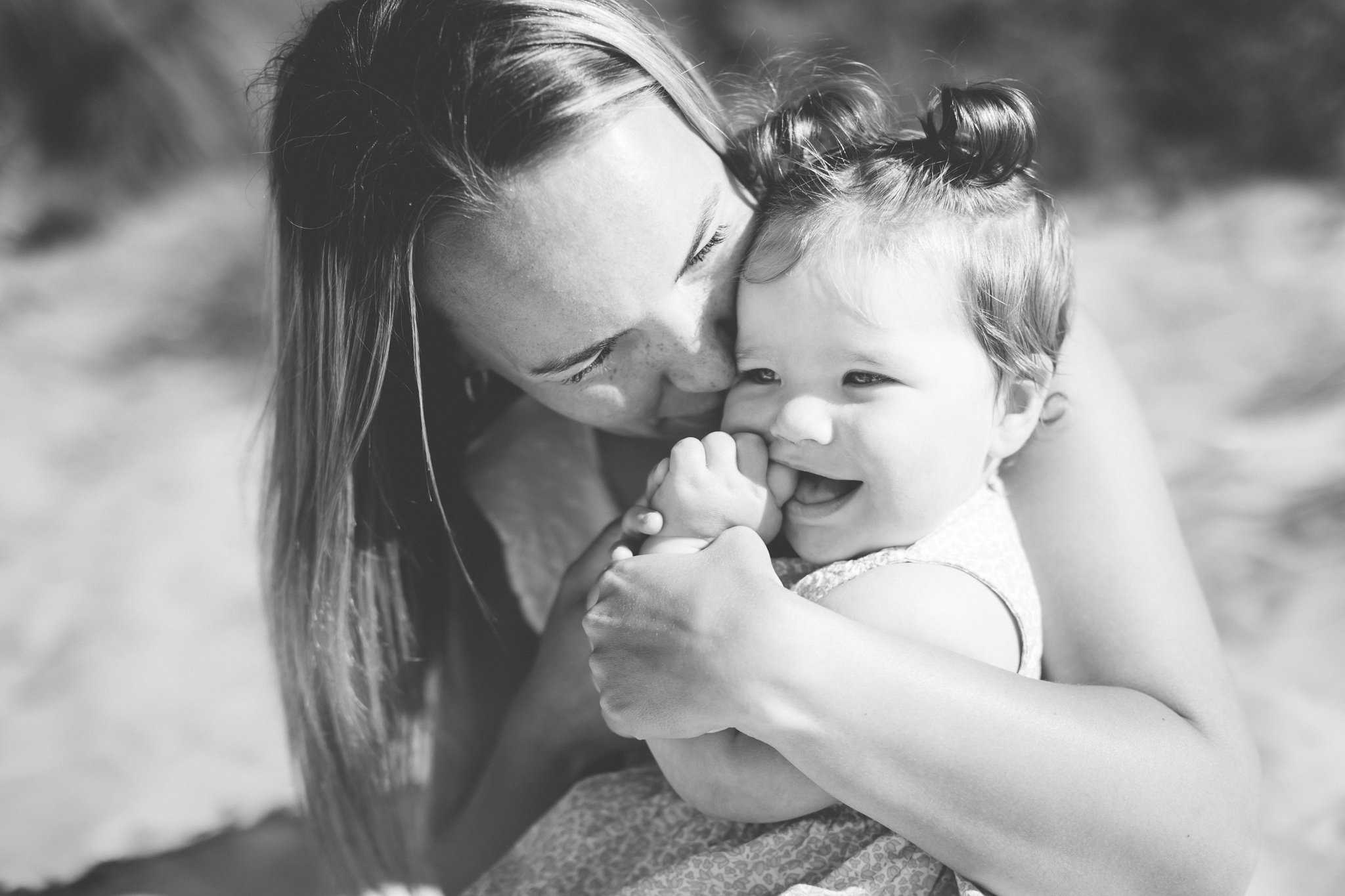 Fun Beach Baby Photo Session