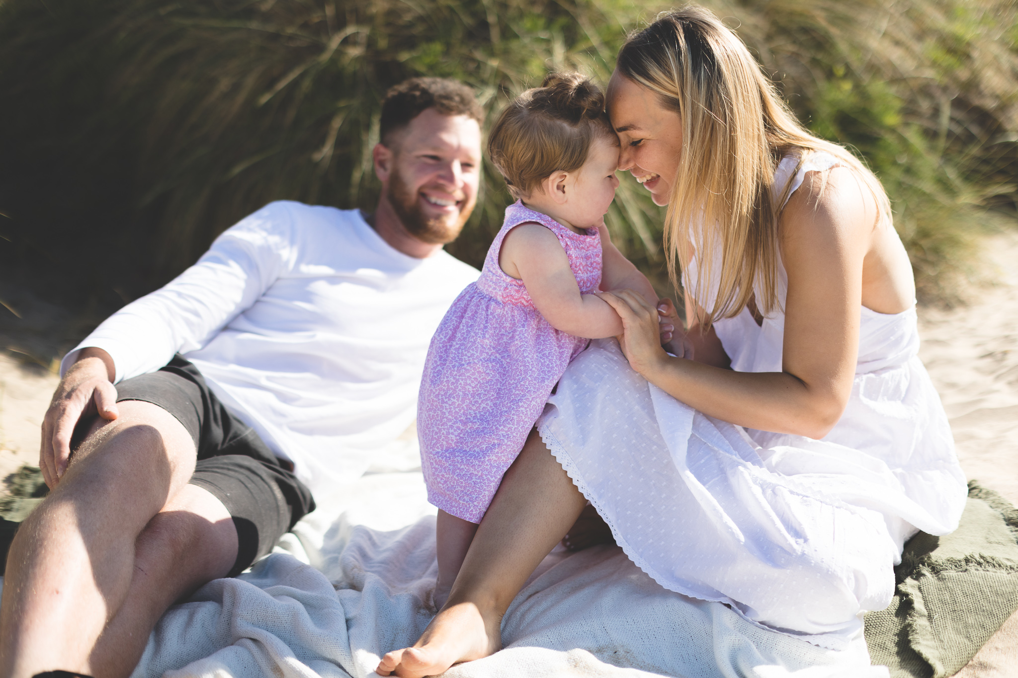 Fun Beach Baby Photo Session