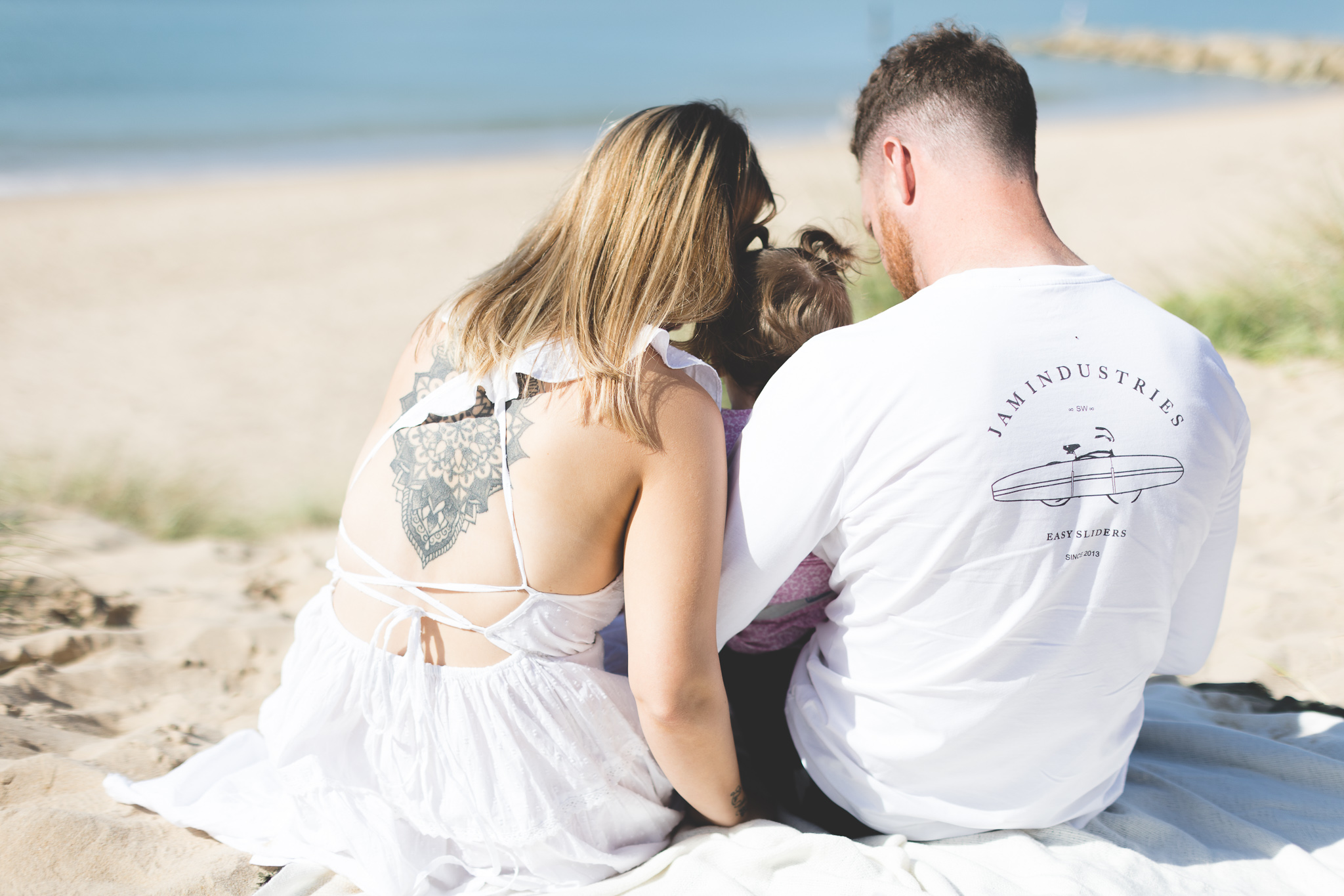 Fun Beach Baby Photo Session