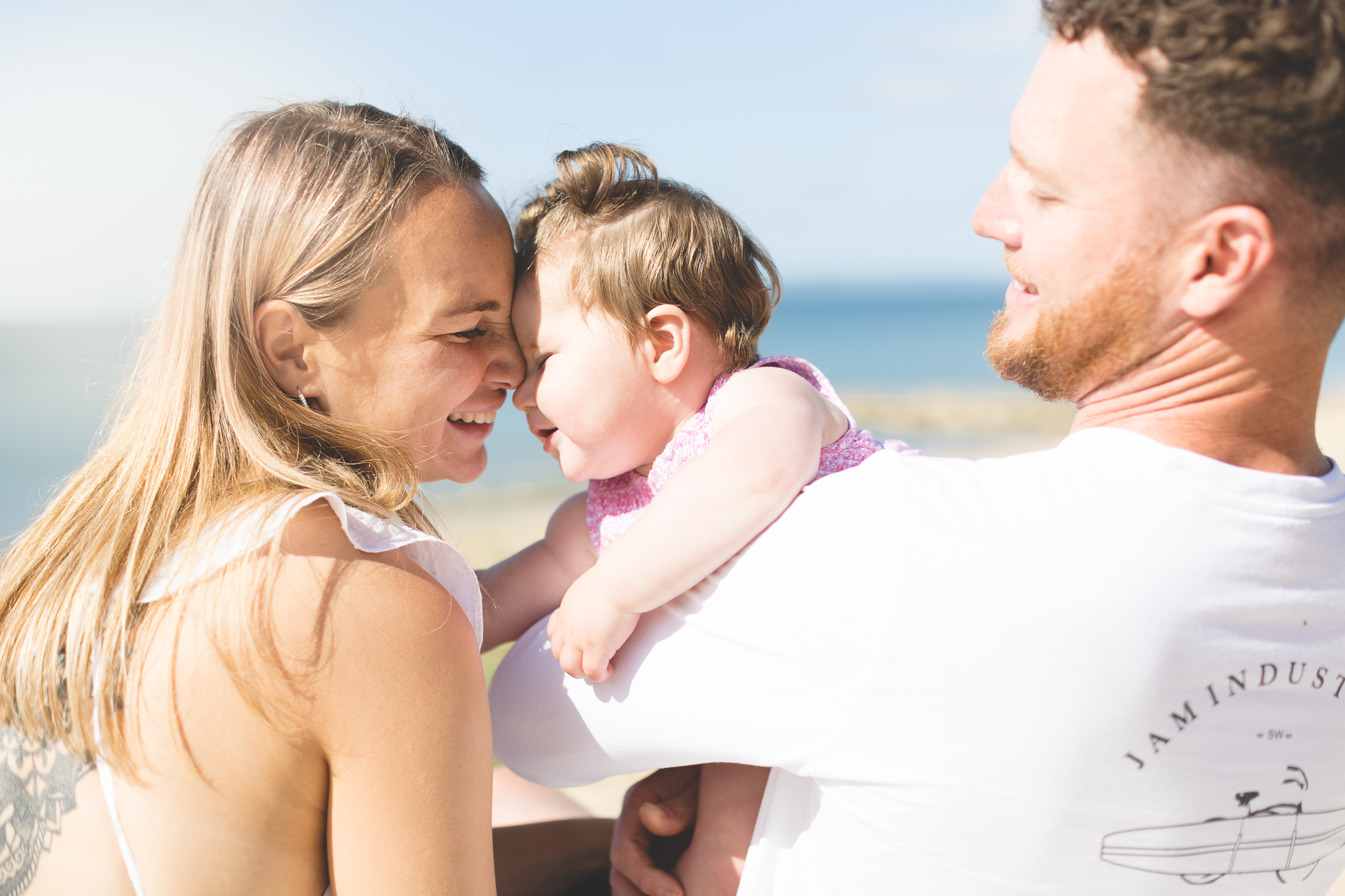 Fun Beach Baby Photo Session